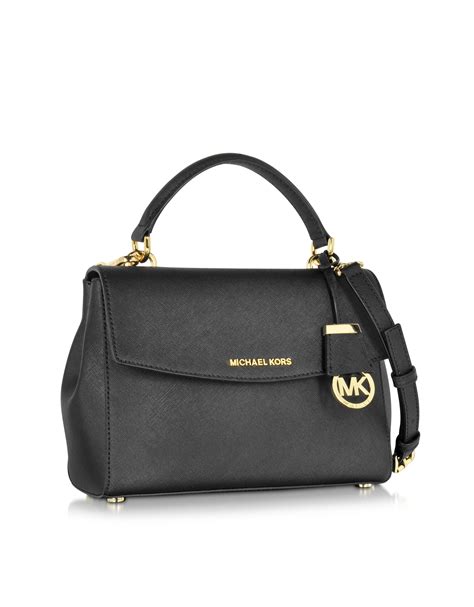 damen handtasche schwarz michael kors|michael kors small satchel handbag.